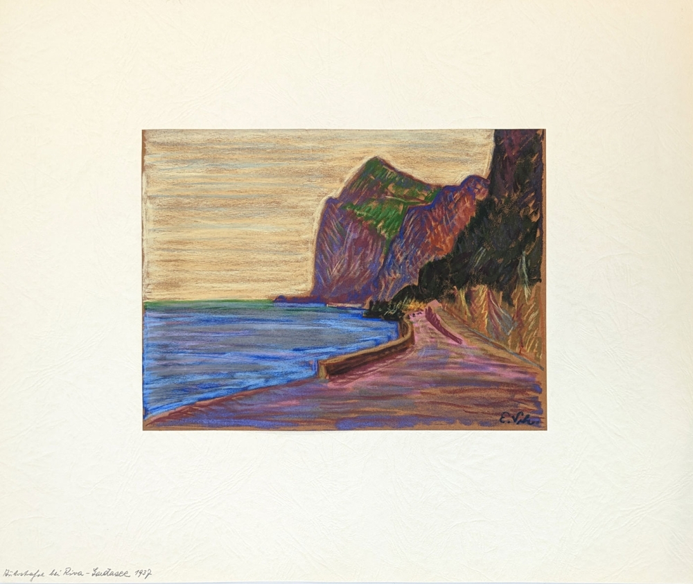 Emil Scheidig, Autostraße bei Riva - Gardasee