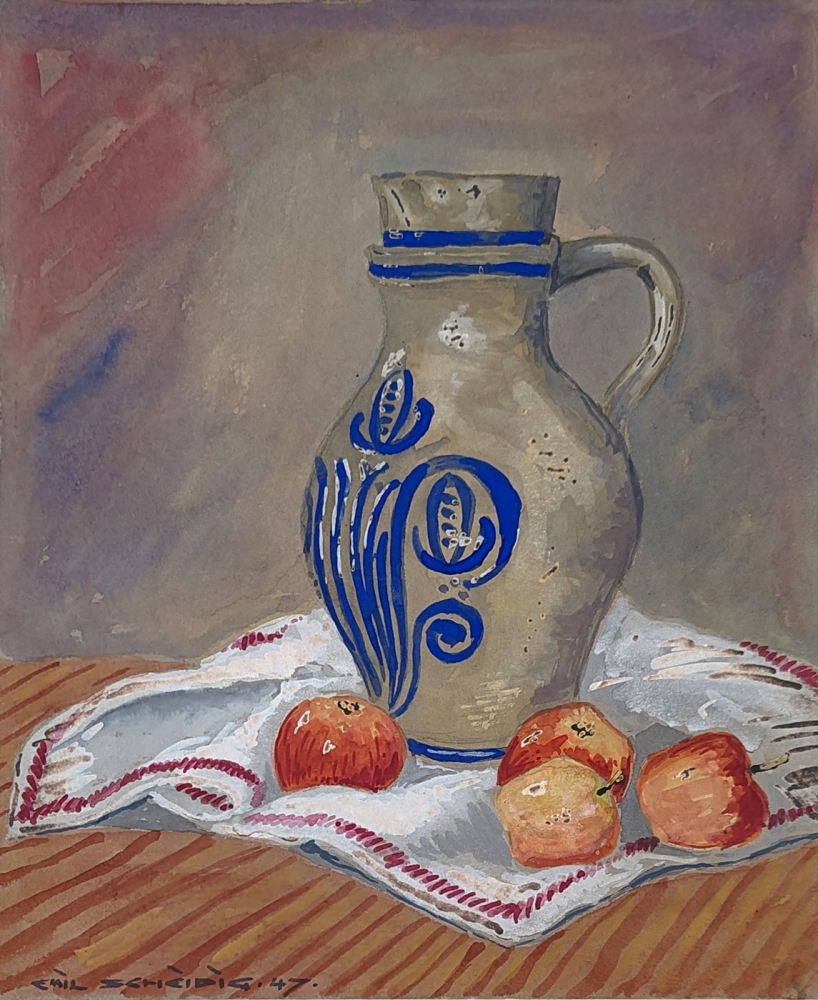 Emil Scheidig, Still Life with Vase