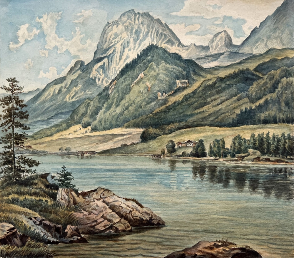 Unbekannt, Der Hintersee und die Mühlsturzhörner