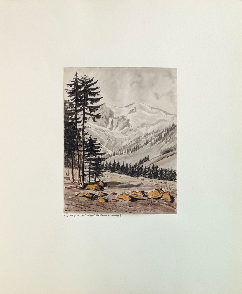 Emil Scheidig, Fuschertal bei Ferleiten