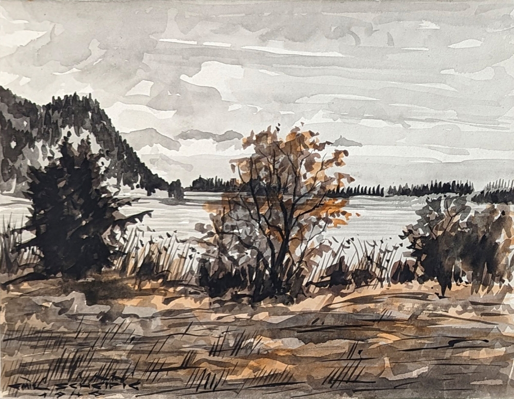 Emil Scheidig, Am Ossiacher See (Julische Alpen)