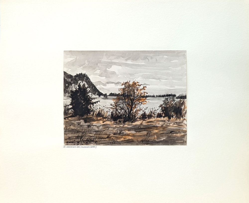Emil Scheidig, Am Ossiacher See (Julische Alpen)