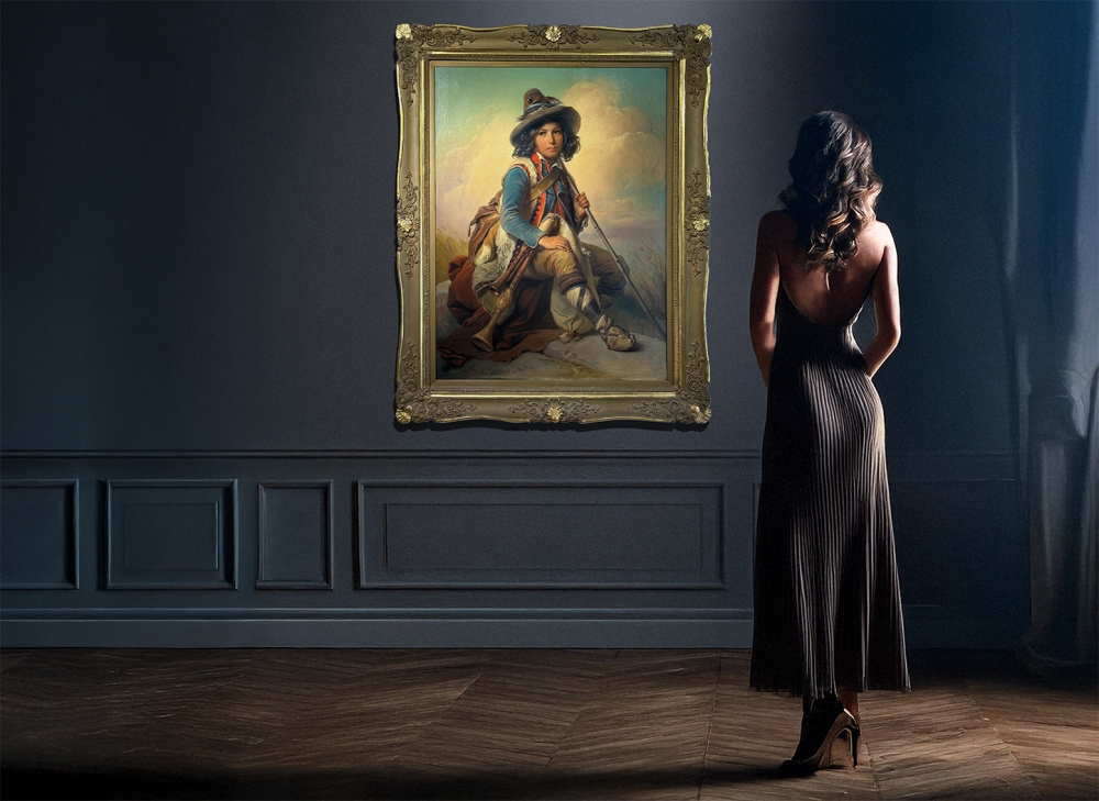 Franz Josef Dobiaschofsky, Römischer Hirtenknabe