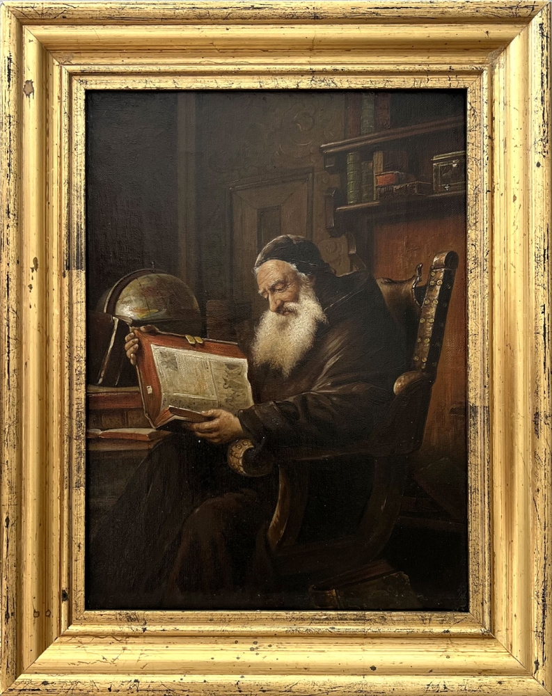 Unbekannt, Lesender Mönch