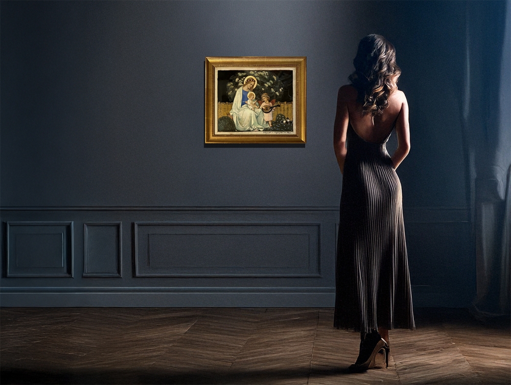 Rudolf Schiestl, Maria mit Kind