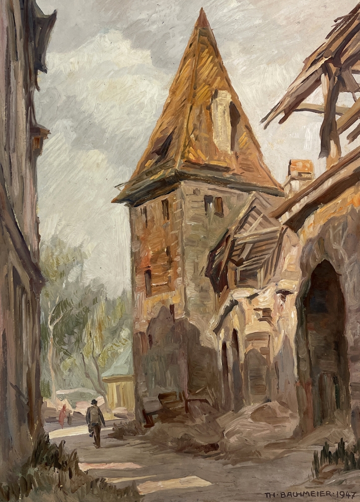 Thomas Bachmeier, Nürnberger Stadtmauer mit Turm