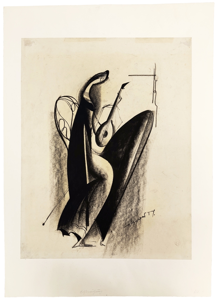 Tugomir Huberger, Lute player