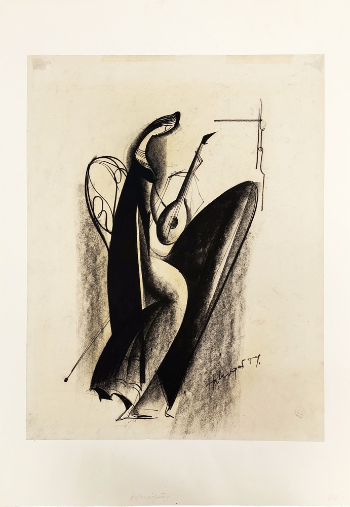 Tugomir Huberger, Lute player