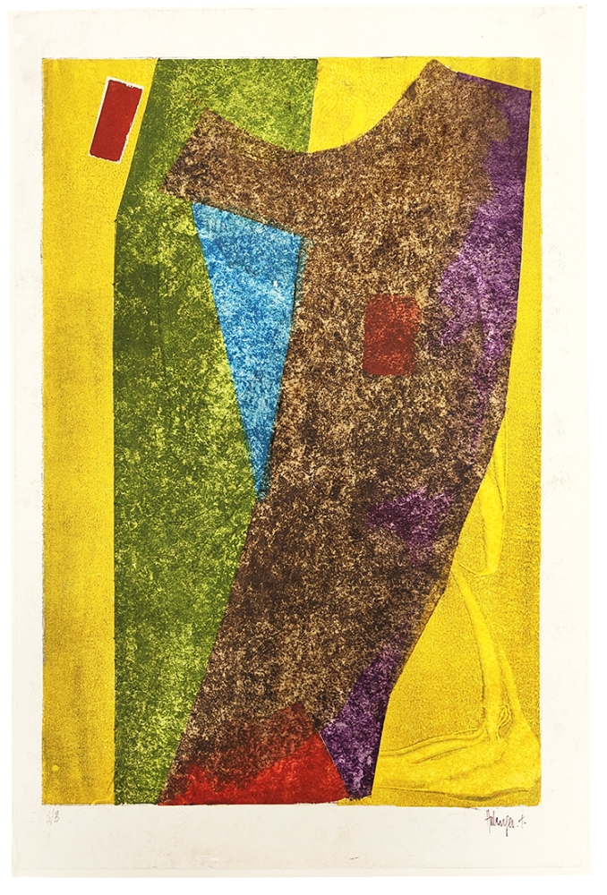 Tugomir Huberger, Abstrakte Farbdarstellung