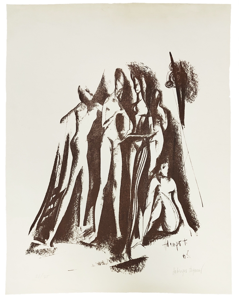 Tugomir Huberger, Fünf abstrakte Frauenakte