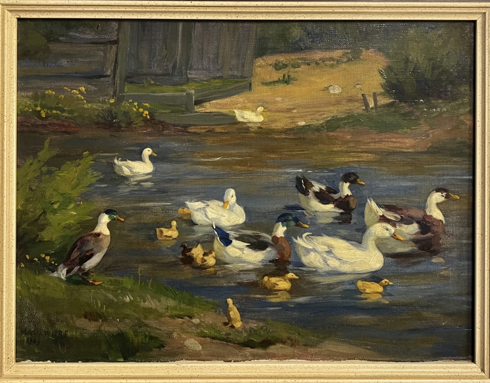 Hans Maulwurf, Enten im Teich
