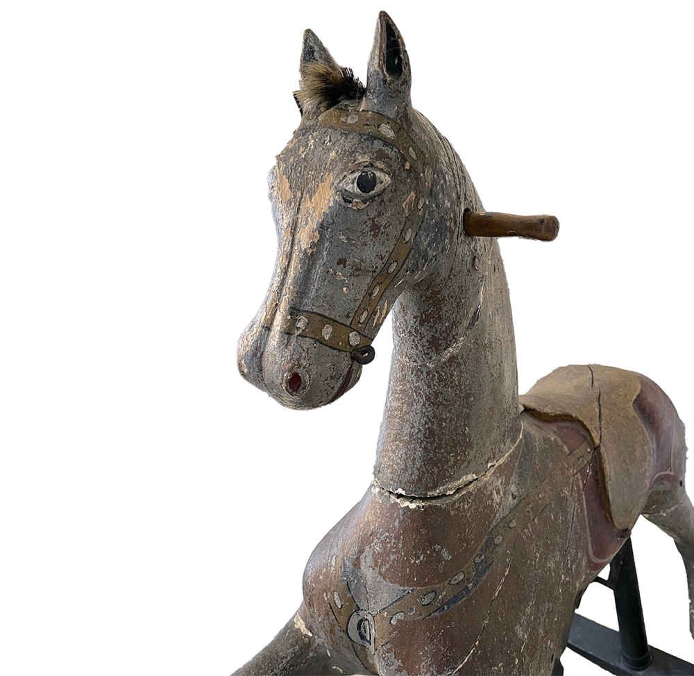 Biedermeier rocking horse