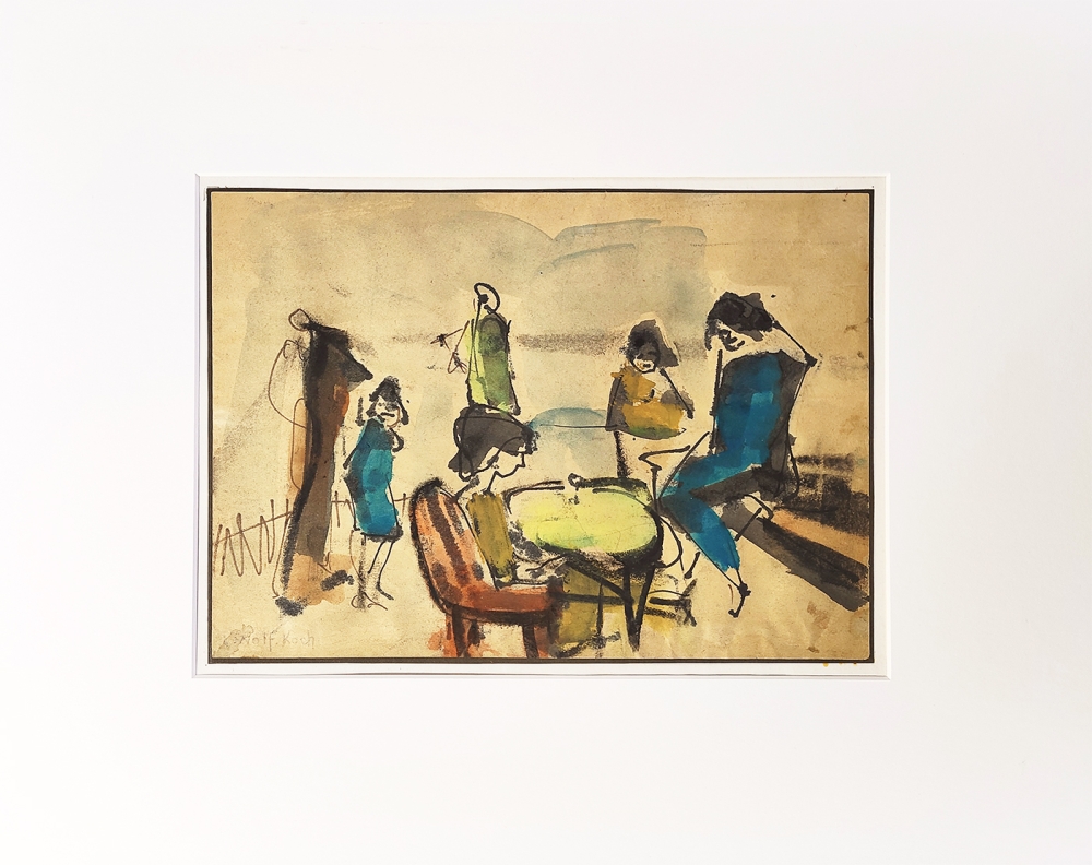 Lotte Wolf-Koch, Fünf Frauen um einen Tisch