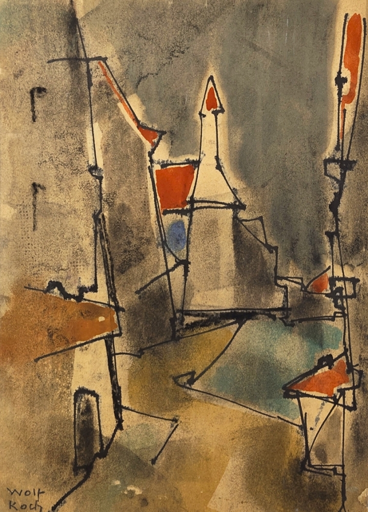 Lotte Wolf-Koch, Porträt zweier Personen