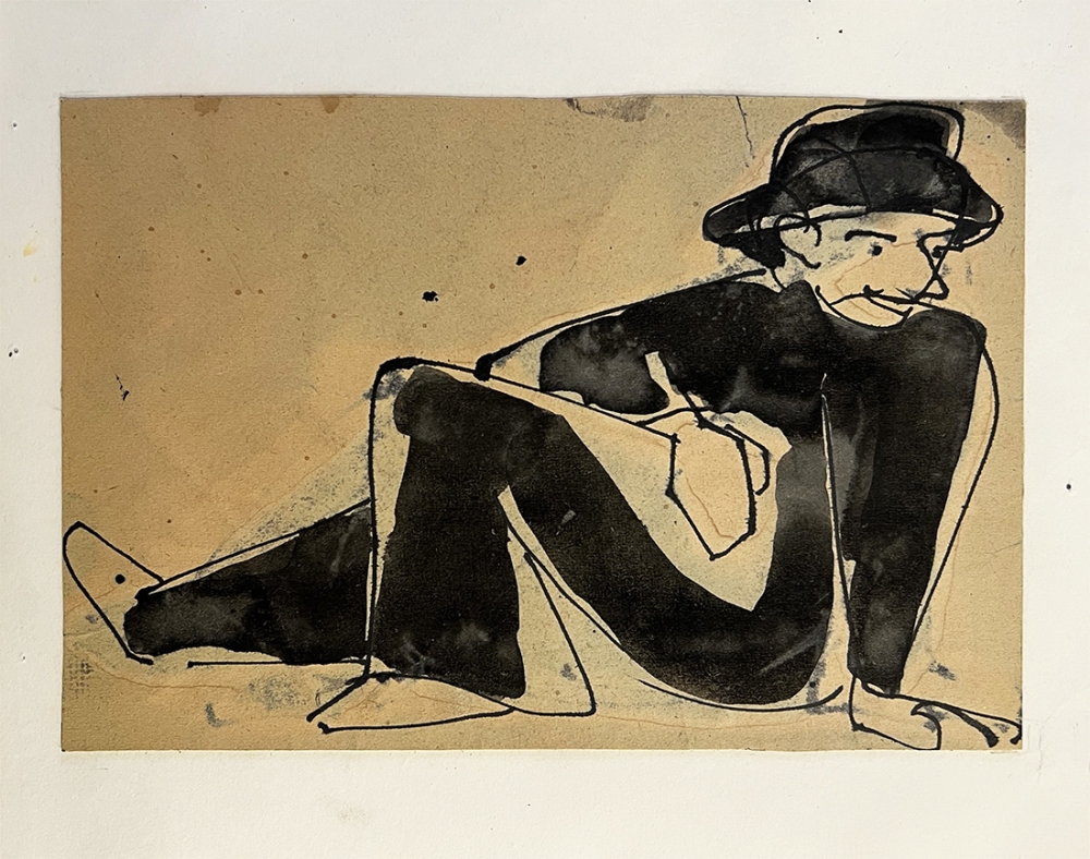 Paul August Kontny, Liegender Mann