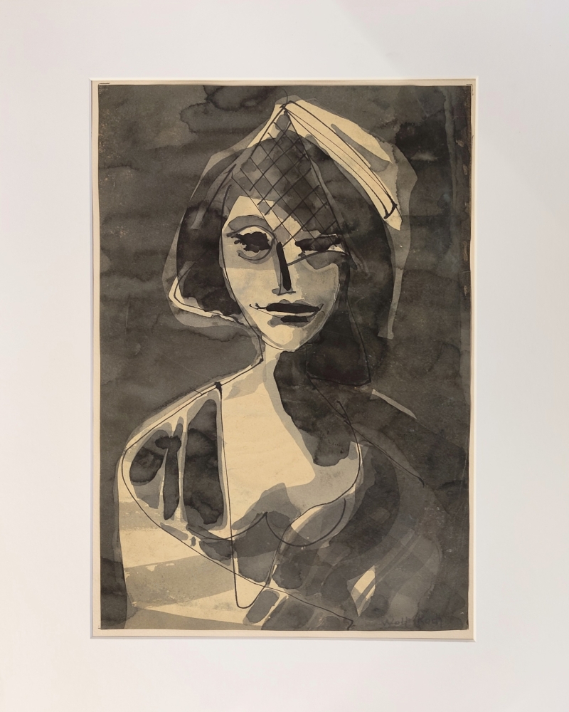 Lotte Wolf-Koch, Woman Portrait