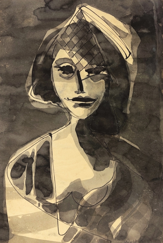 Lotte Wolf-Koch, Woman Portrait