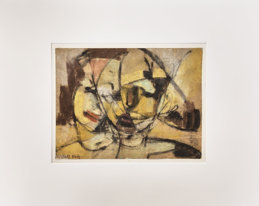 Lotte Wolf-Koch, Zwei abstrakte Gesichter