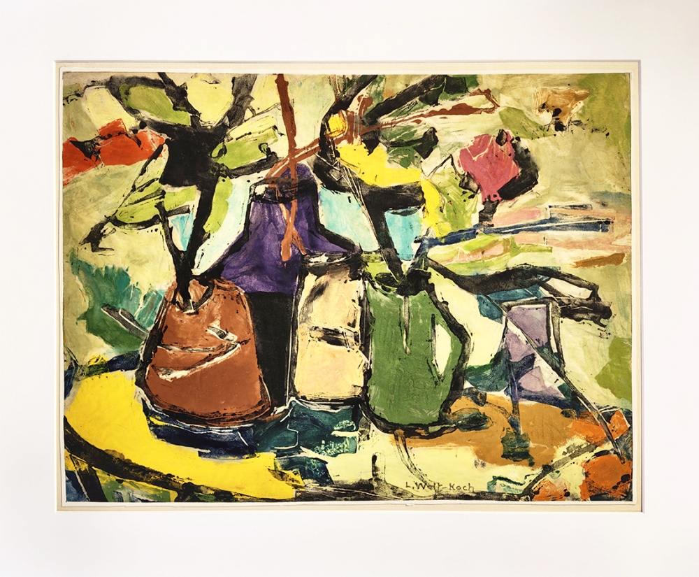 Lotte Wolf-Koch, Abstract floral still life