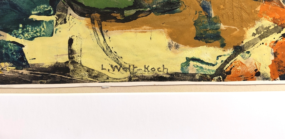 Lotte Wolf-Koch, Abstract floral still life