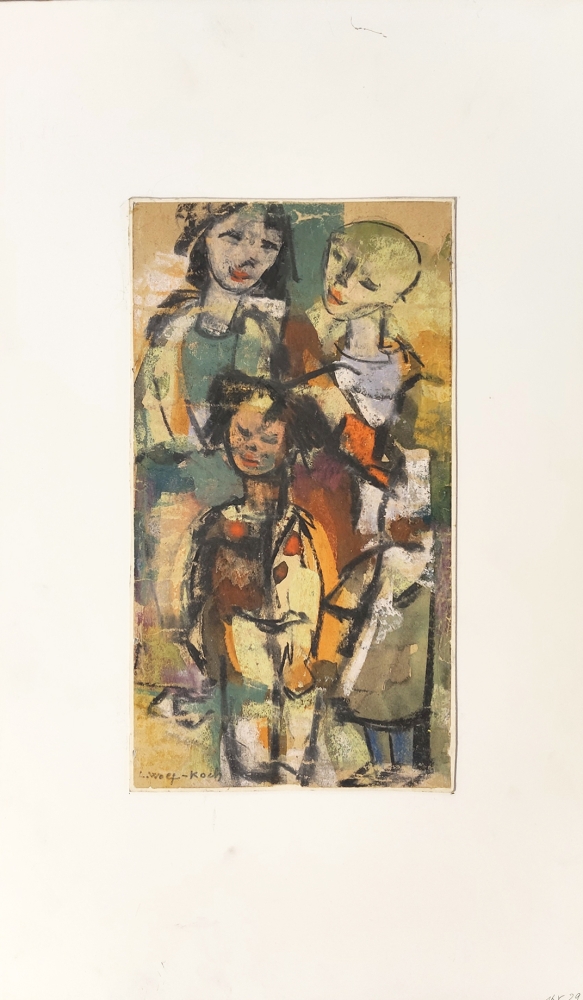 Lotte Wolf-Koch, Three Girls Portrait