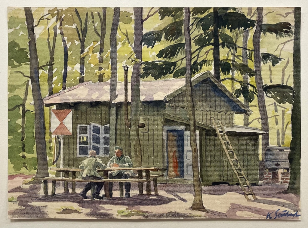 Karl Seubert, Feldwache