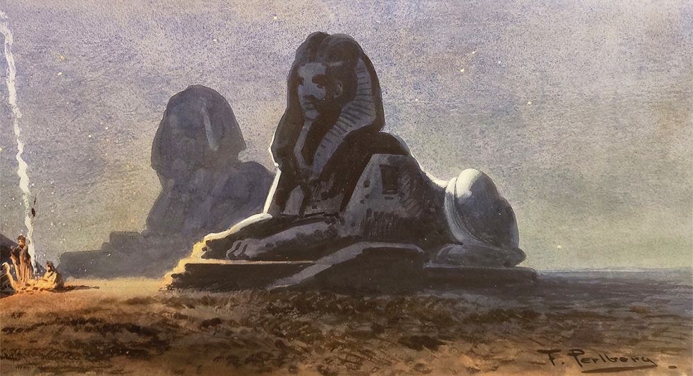 Friedrich Perlberg, Mondnacht in der Wüste