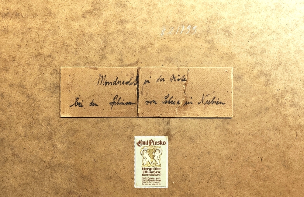 Friedrich Perlberg, Mondnacht in der Wüste