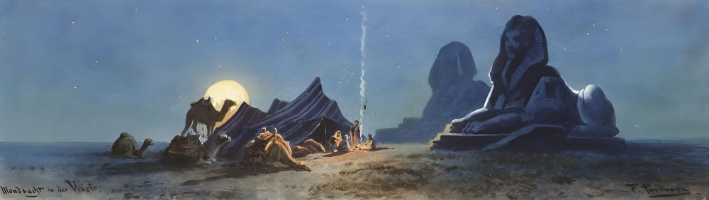 Friedrich Perlberg, Mondnacht in der Wüste