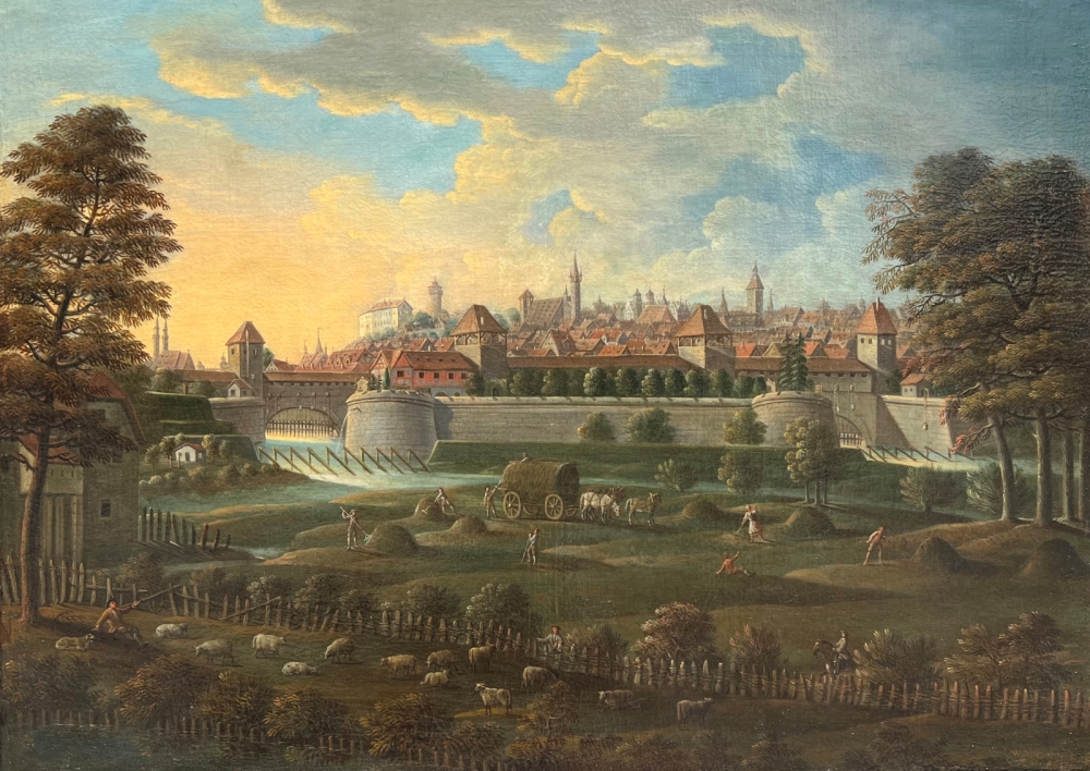 Wolfgang Magnus Gebhard, Nuremberg city view from the east