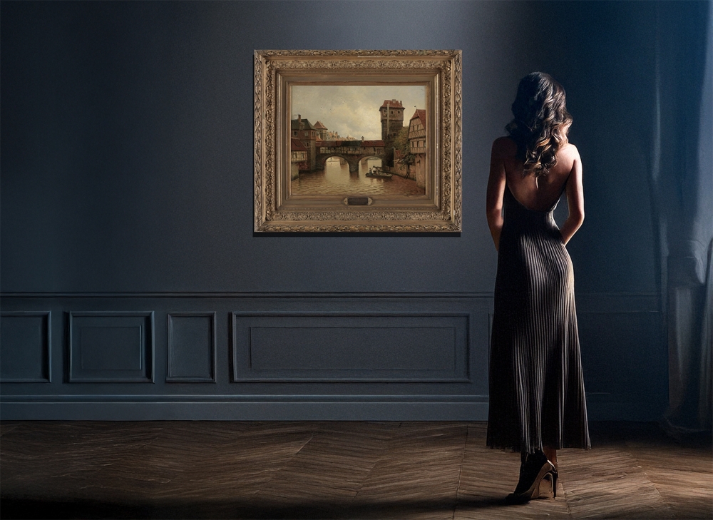 Heinrich Deiters, The Hangman's Bridge in Nuremberg