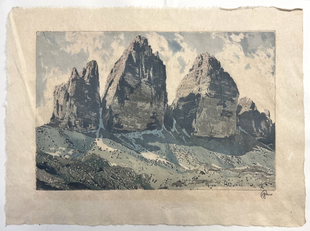 Hans FIGURA, Die drei Zinnen in den Dolomiten