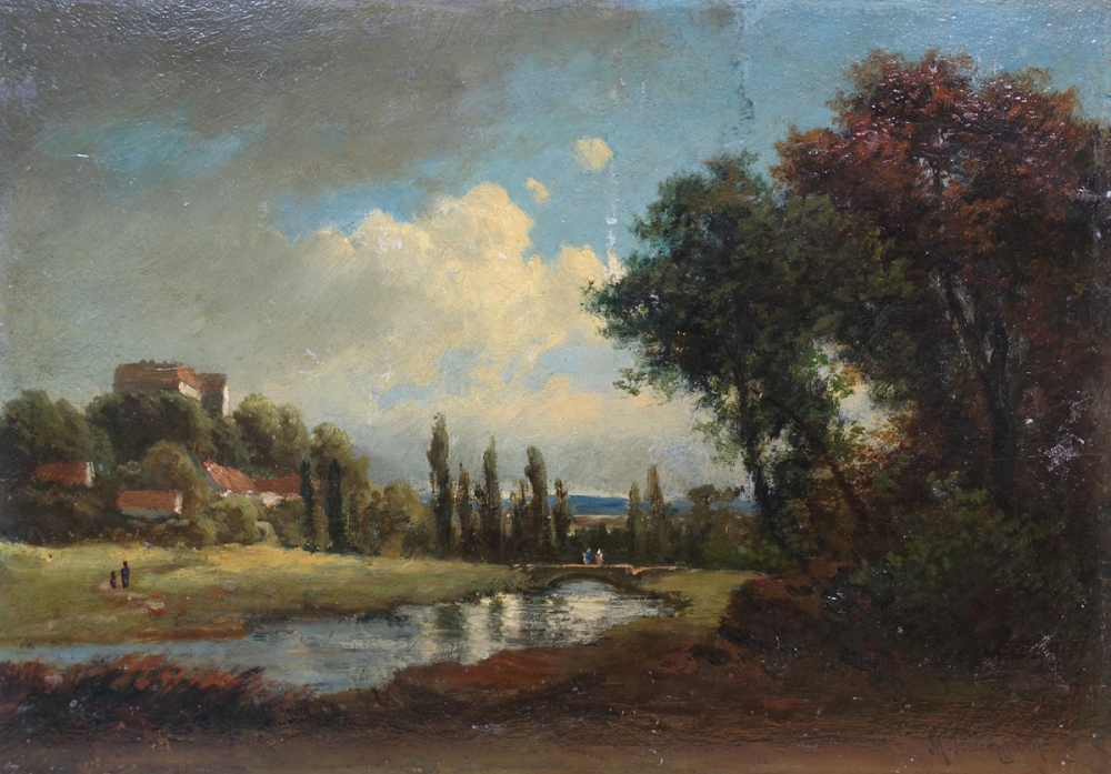Max Baumgartner, Italienische Landschaft