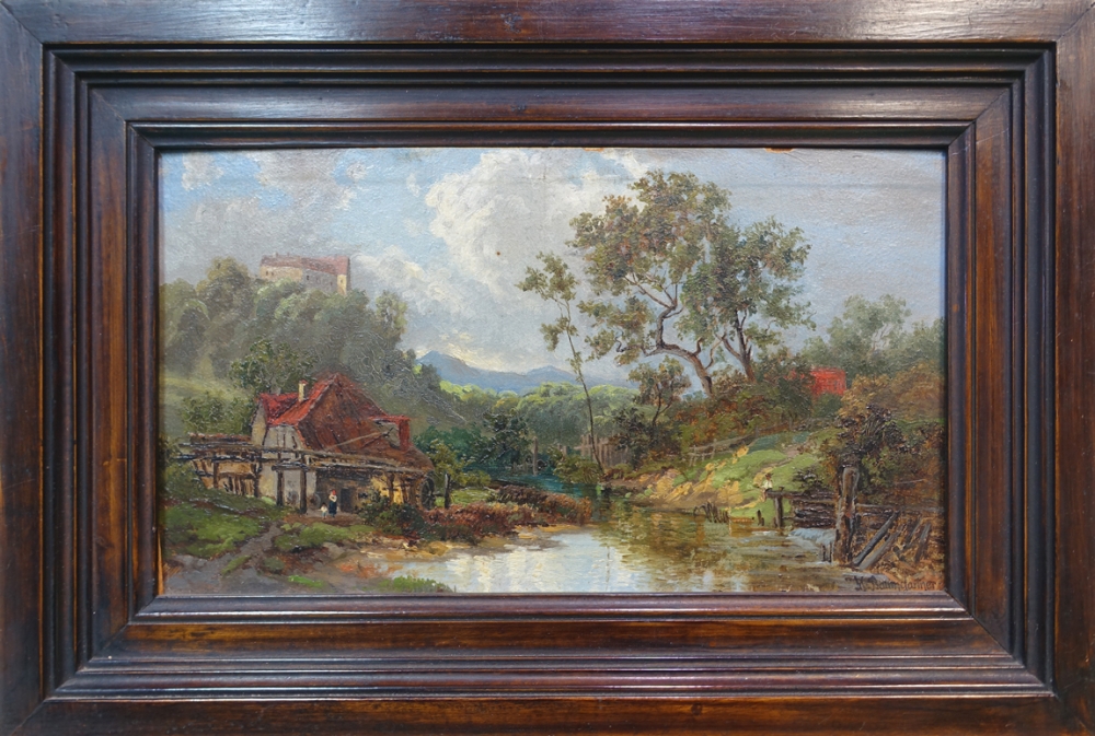 Max Baumgartner, Die Mühle am Fluss