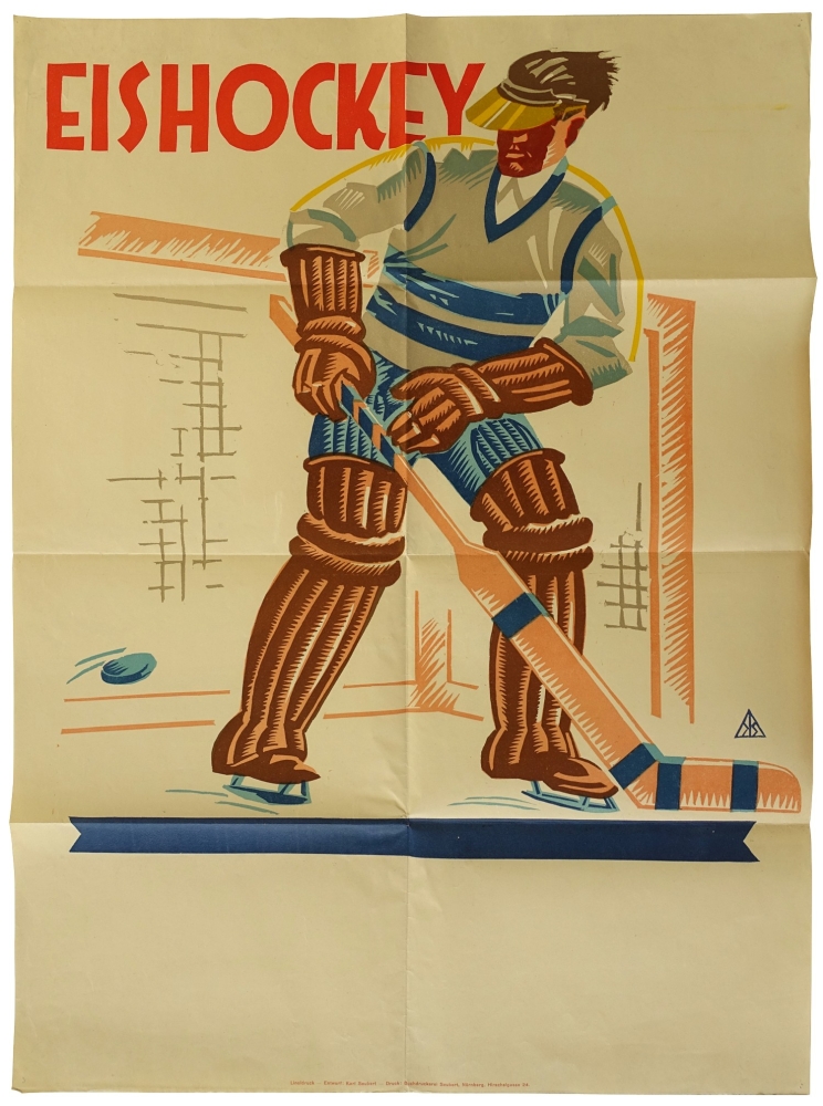 Karl Seubert, EISHOCKEY Poster design