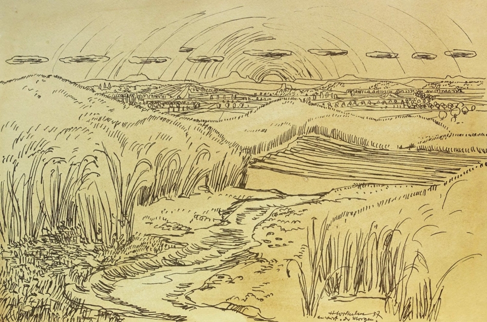 Hermann Wilhelm, Weite Landschaft