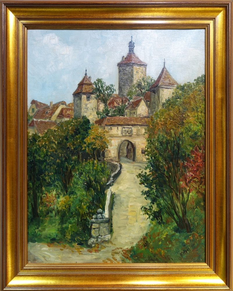 F. Hausler, Rothenburg ob der Tauber Kobolzeller Gate