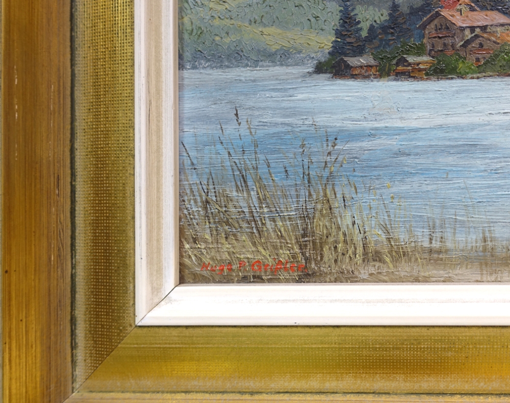 Hugo P. Geissler, Stadtansicht Rottach Egern Tegernsee