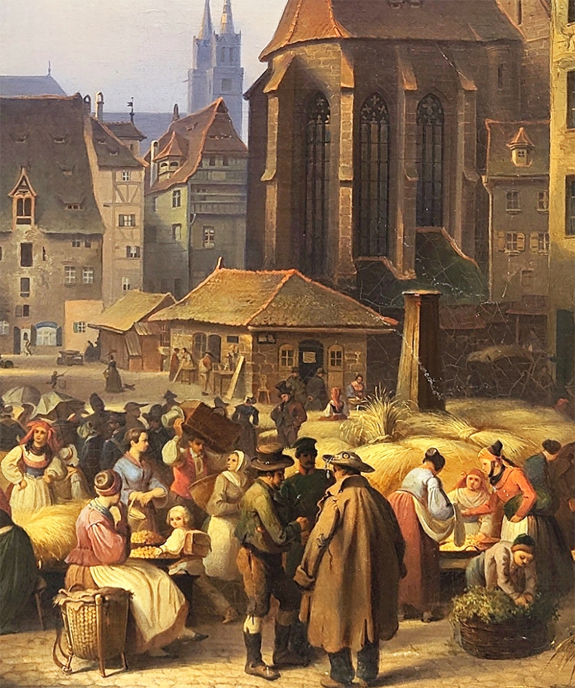 Johann Maar, Obstmarkt Nürnberg 1848