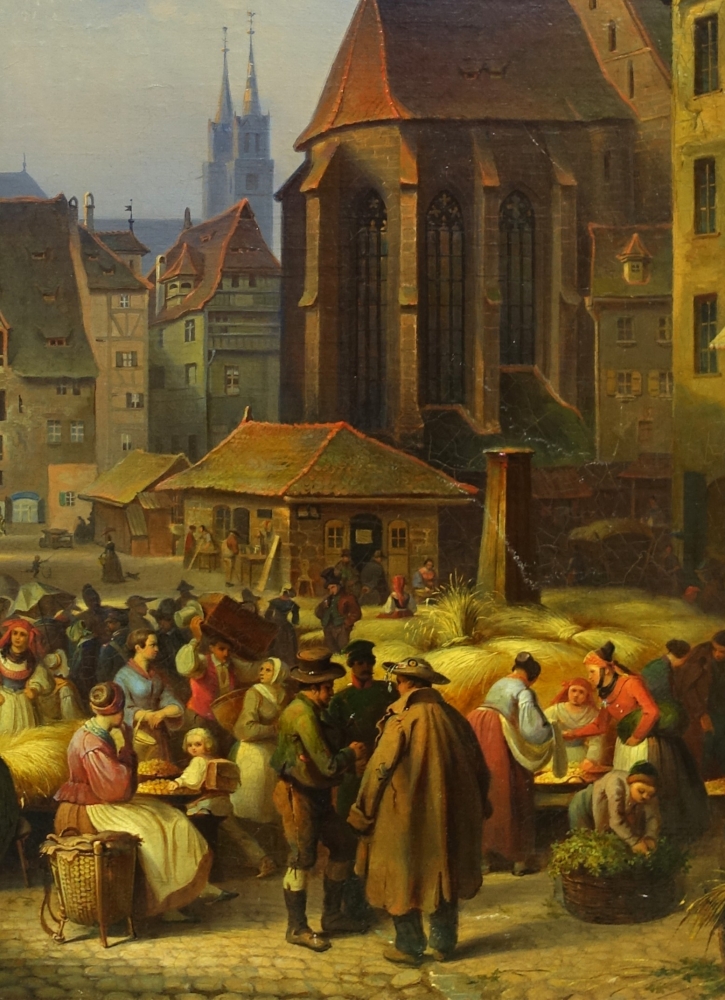 Johann Maar, Obstmarkt Nürnberg 1848