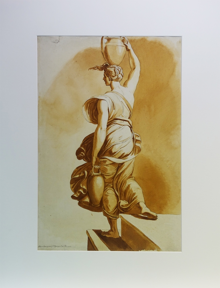 Gustav Philipp Zwinger, Dame mit Krügen 1801