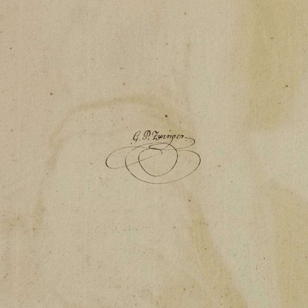 Gustav Philipp Zwinger, Dame mit Krügen 1801