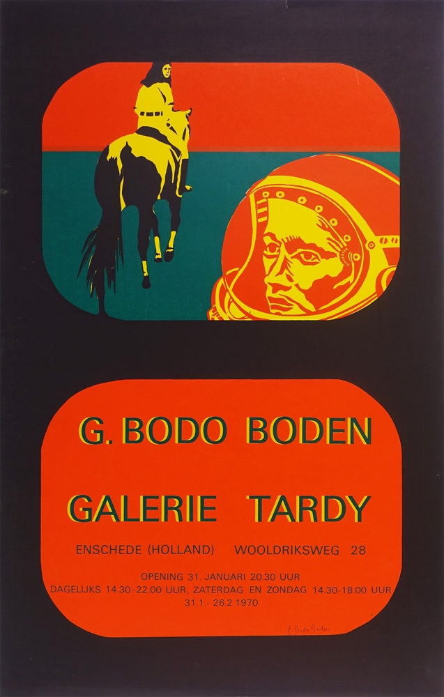 Bodo Boden, Ausstellungsplakat 1970