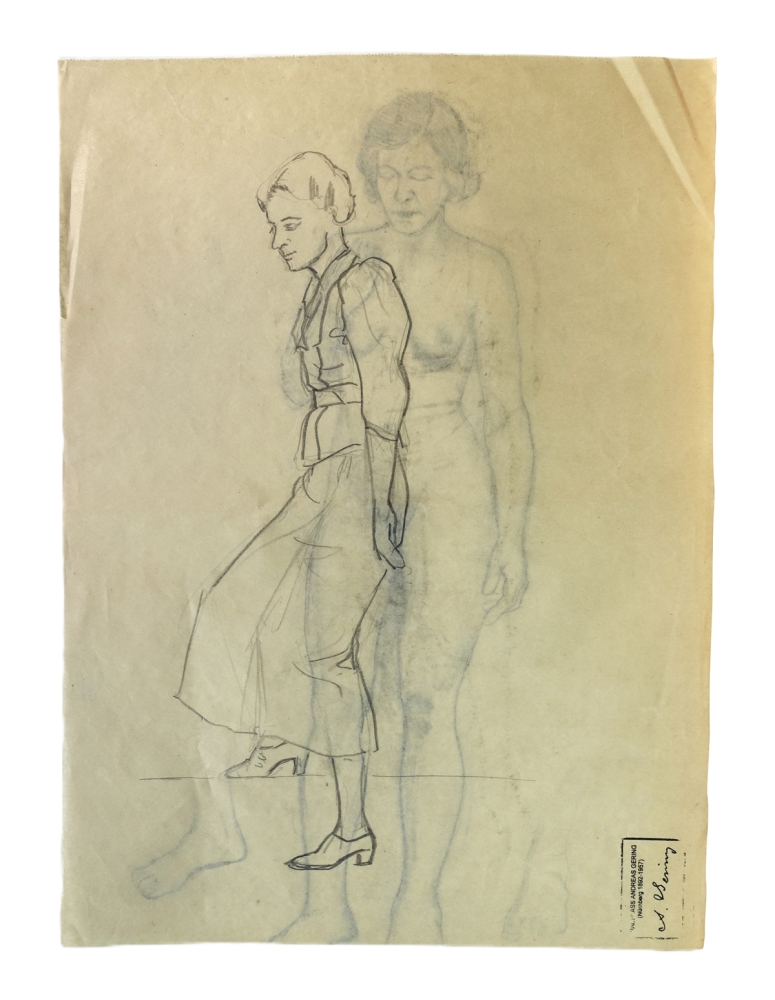 Andreas Gering, Frauenakt Studie