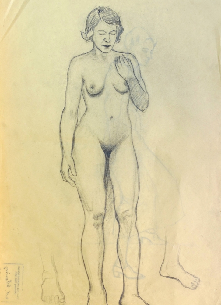 Andreas Gering, Frauenakt Studie