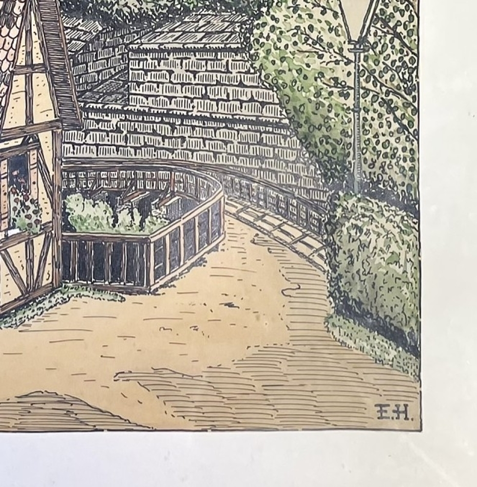 E.H. Monogrammist, Kaiserburg Nürnberg