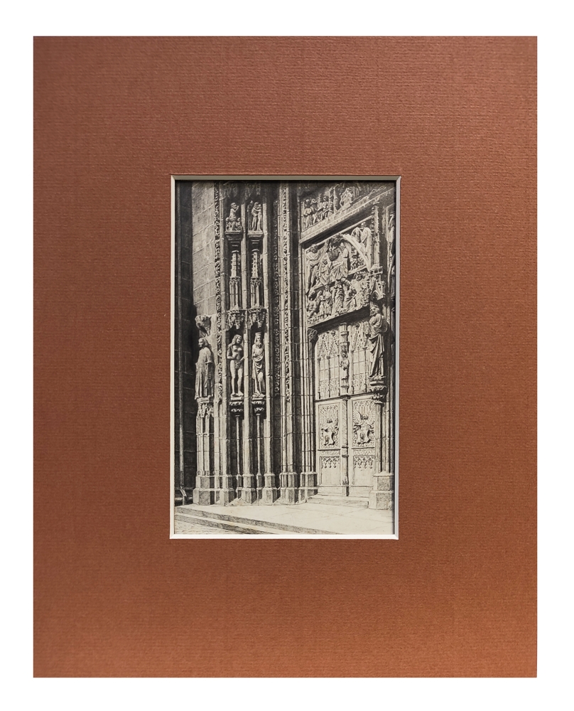 Eduard Schotte, linke Hälfte des Hauptportals der Lorenzkirche