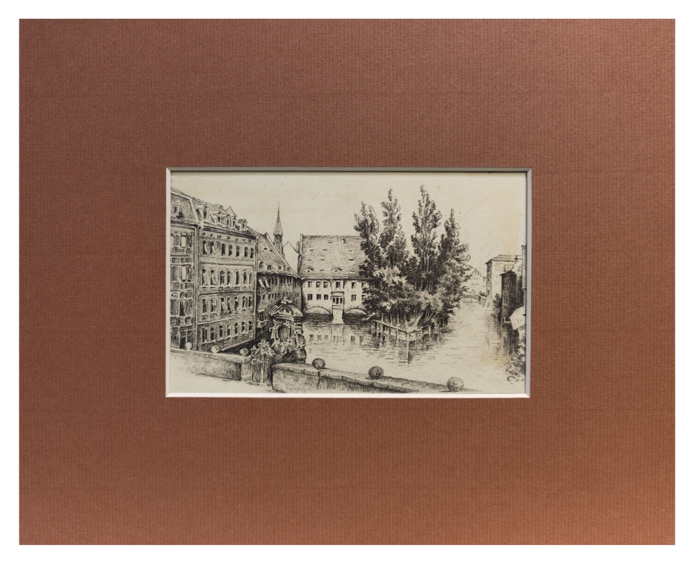 Eduard Schotte, Museumsbrücke und Heilg Geist-Spital