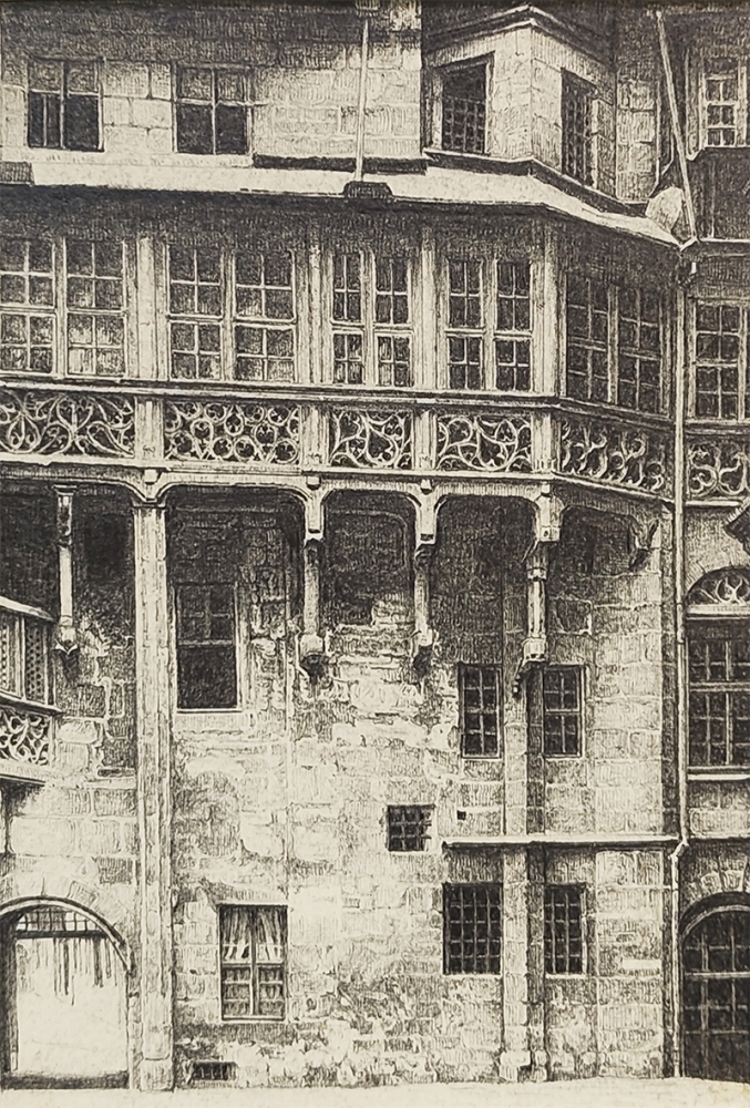 Eduard Schotte, Hofgalerie von Hans Beheim im Großen Rathaushof Nürnberg