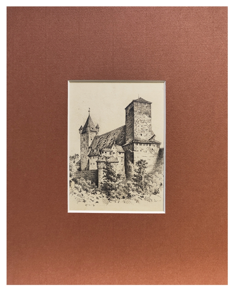 Eduard Schotte, Nürnberg Kaiserstallung mit Luginsland